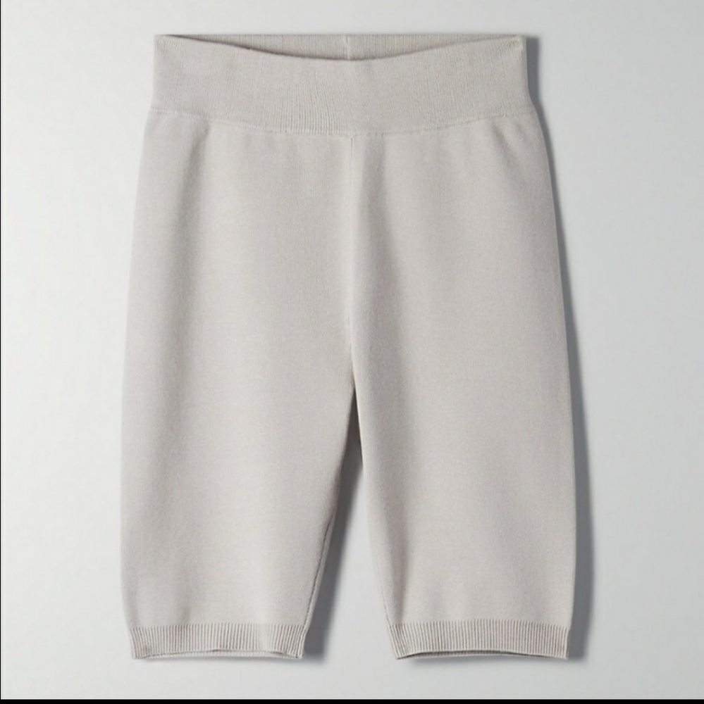 knit wilfred biker shorts